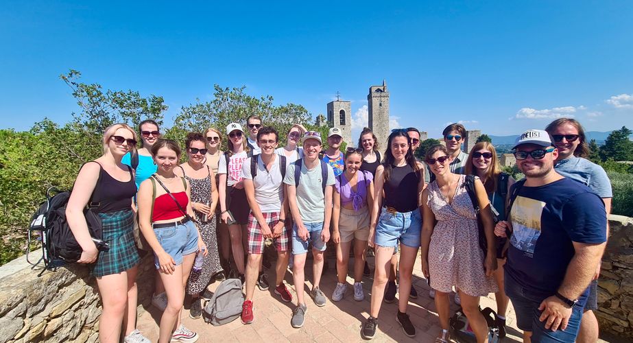 Groepsfoto Toscane rondreizen